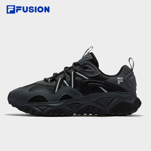 皮版 FILA 漫游鞋 男2025秋款 FUSION斐樂潮牌FREEROAM LEA機能潮鞋