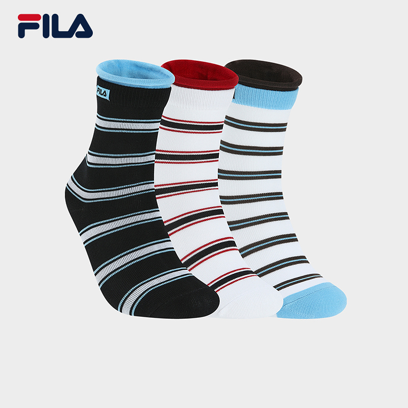 FILA斐乐女子休闲高腰袜套装