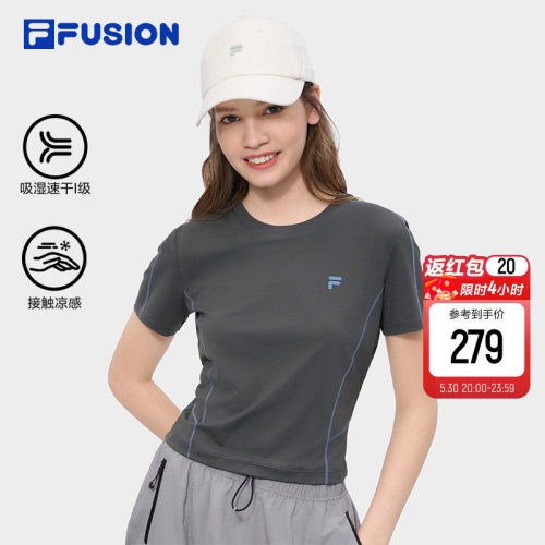 FILAFUSION斐乐潮牌短袖T