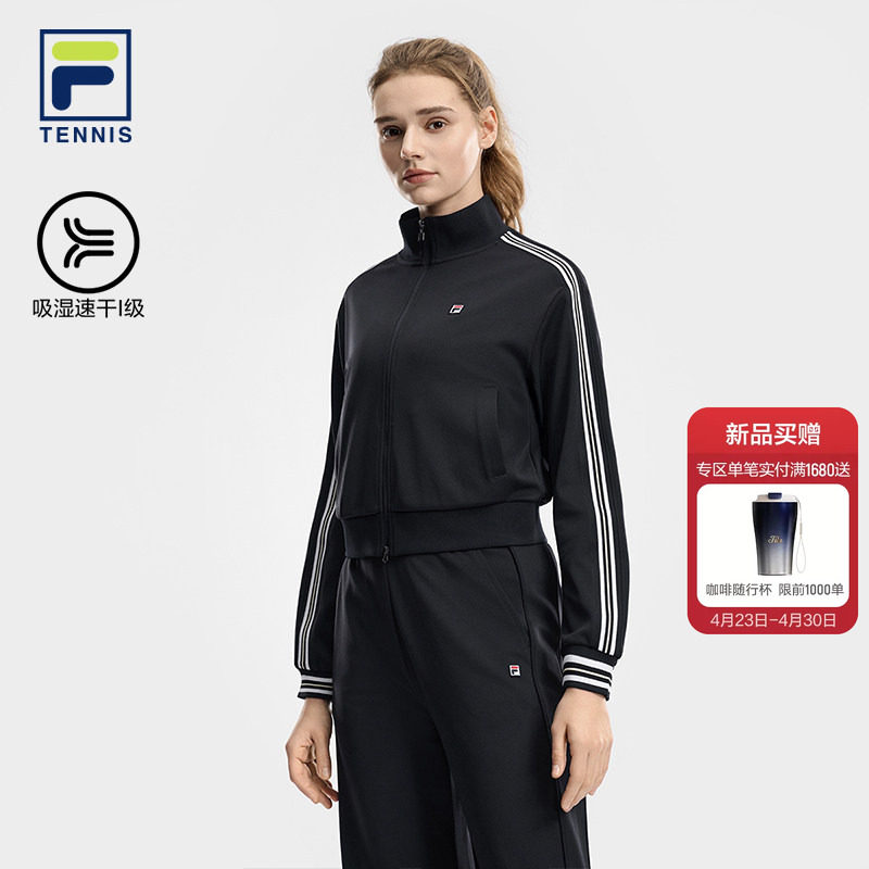 FILA SETTANTA胜利夹克斐乐女外套26夏新款网球运动吸湿速干上衣