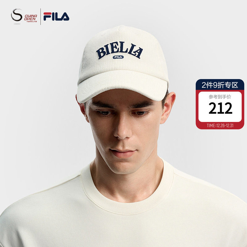 棒球帽|FILA 斐乐官方情侣款2025冬季新款网球运动帽遮阳帽