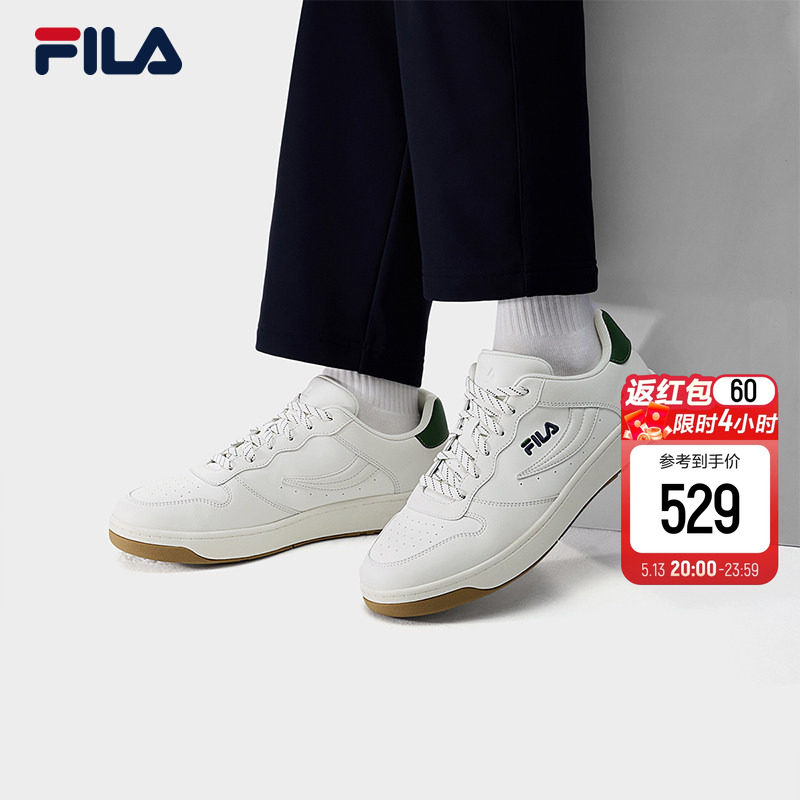 FX-100板鞋|FILA 斐乐官方男鞋小白鞋板鞋新款商务休闲鞋运动鞋子