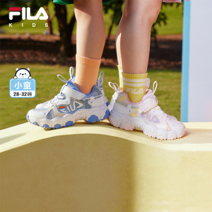 男女小童魔術貼貓爪運動鞋 FILA 款 夏季 KIDS斐樂童鞋 兒童跑步鞋