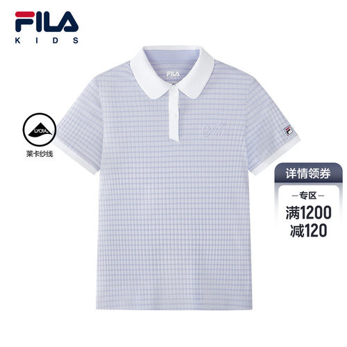 FILAKIDS斐乐女子短袖POLO