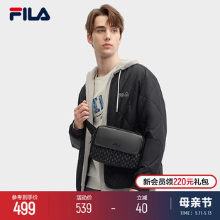 休闲包包单肩包随行斜挎包 时尚 斐乐官方男包挎包2024春新款 FILA