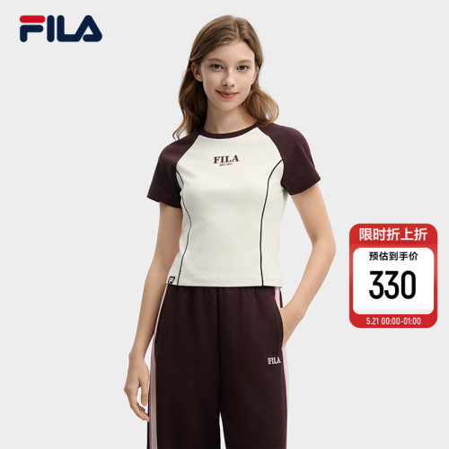 FILA斐乐女士针织短袖衫