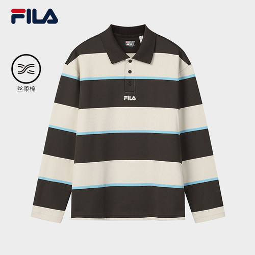 FILA斐乐男子长袖POLO