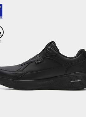 柔云3|王阳同款FILA斐乐BOA跑鞋男鞋新款防水皮质低帮运动鞋黑色