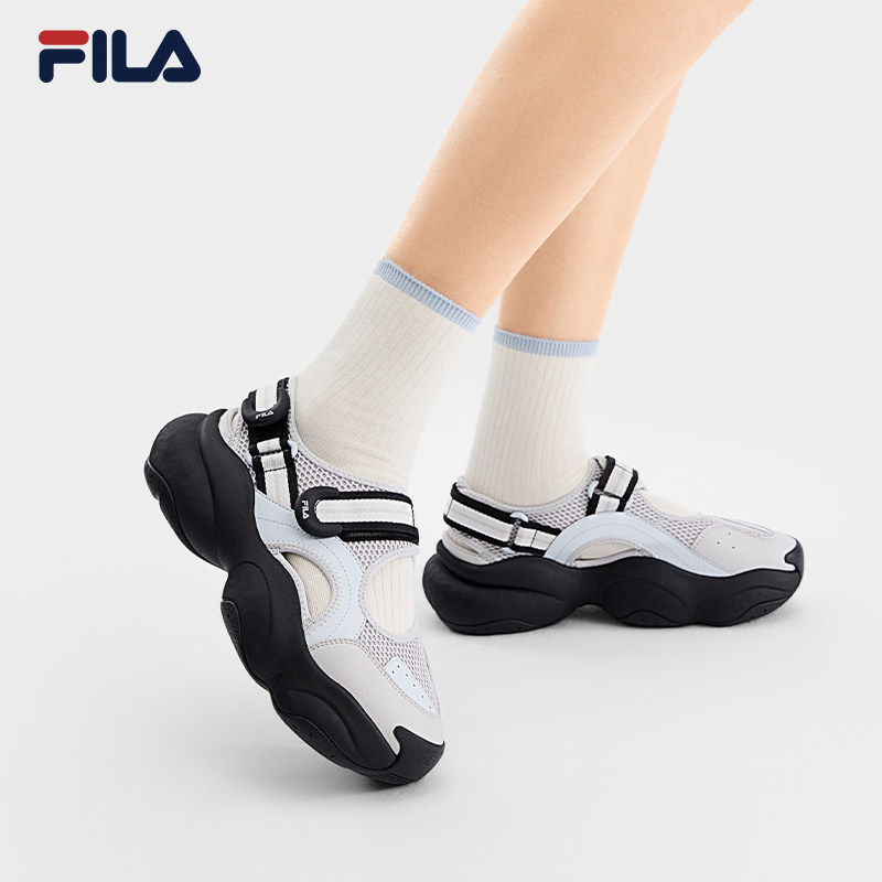 贝果凉鞋|FILA斐乐运动凉鞋女鞋2026夏新款透气厚底沙滩鞋运