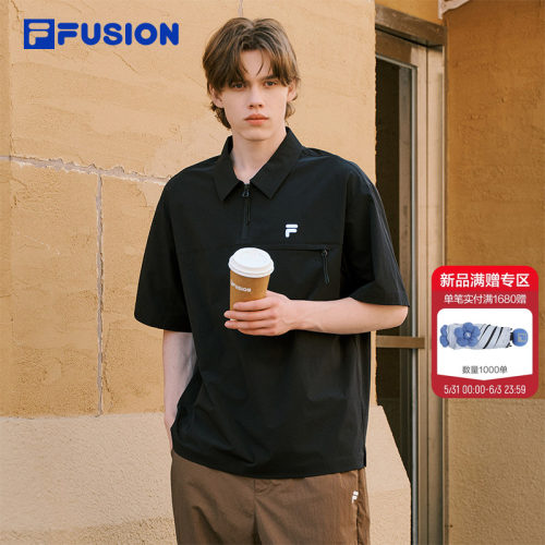 FILAFUSION斐乐男子短袖POLO