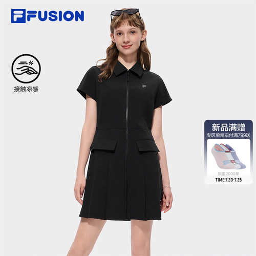 FILAFUSION斐乐女子梭织连衣裙