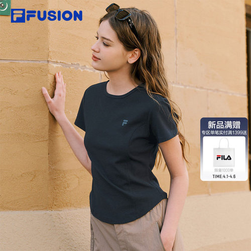 FILAFUSION斐乐潮牌短袖T
