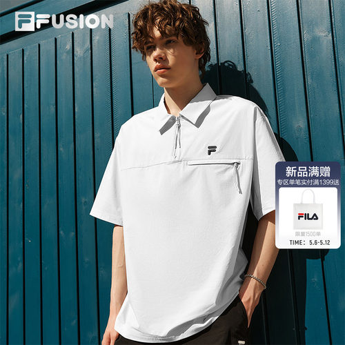 FILAFUSION斐乐男子短袖POLO