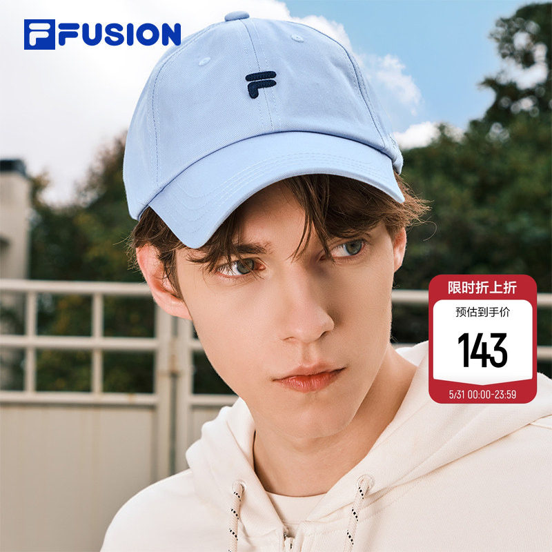 FILA FUSION斐乐帽子棒球帽2026新款防晒运动帽鸭舌帽