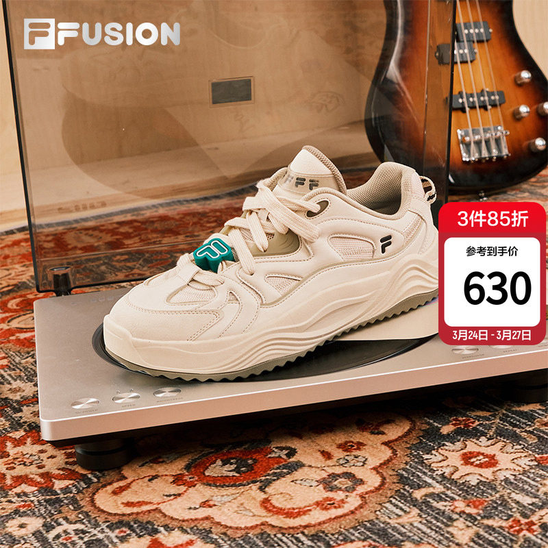 旋律鞋丨章昊同款 FILA FUSION斐乐潮牌男鞋厚底板鞋新款