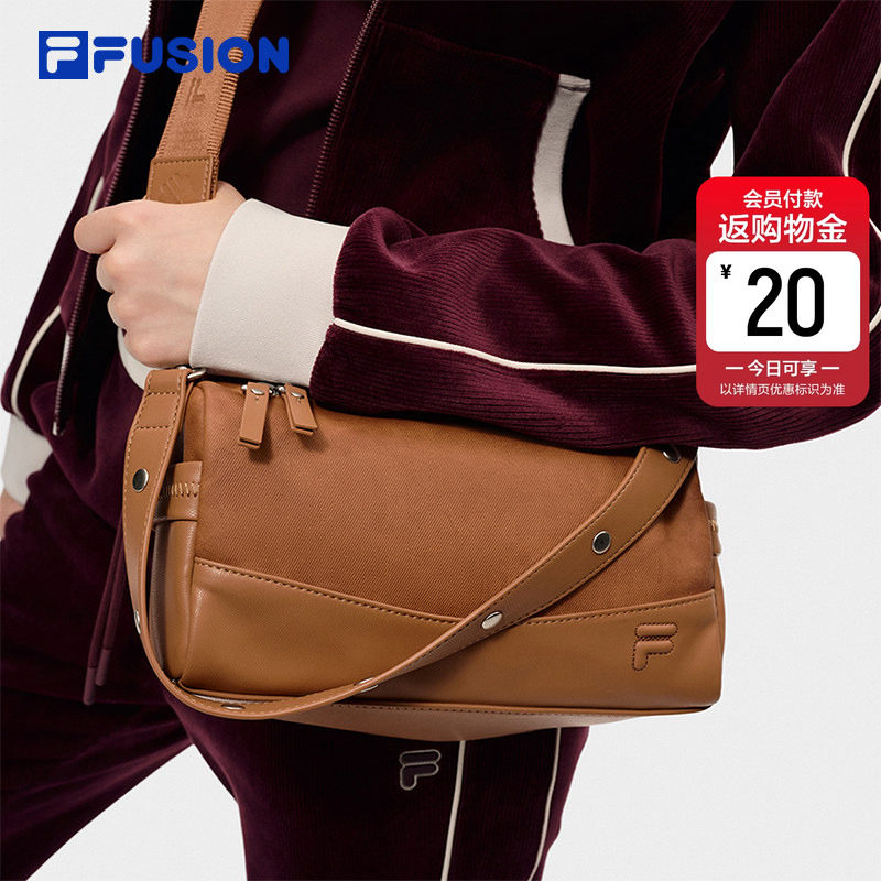 方糖吐司包|FILA FUSION斐乐包包单肩包斜挎包女包相机挎包通勤包