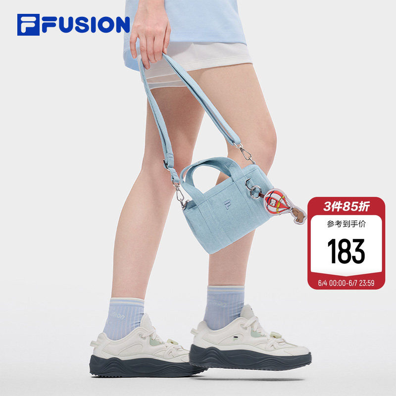 FILA FUSION斐乐包包女包挎包2026夏新款小包单肩包手提包圆筒包