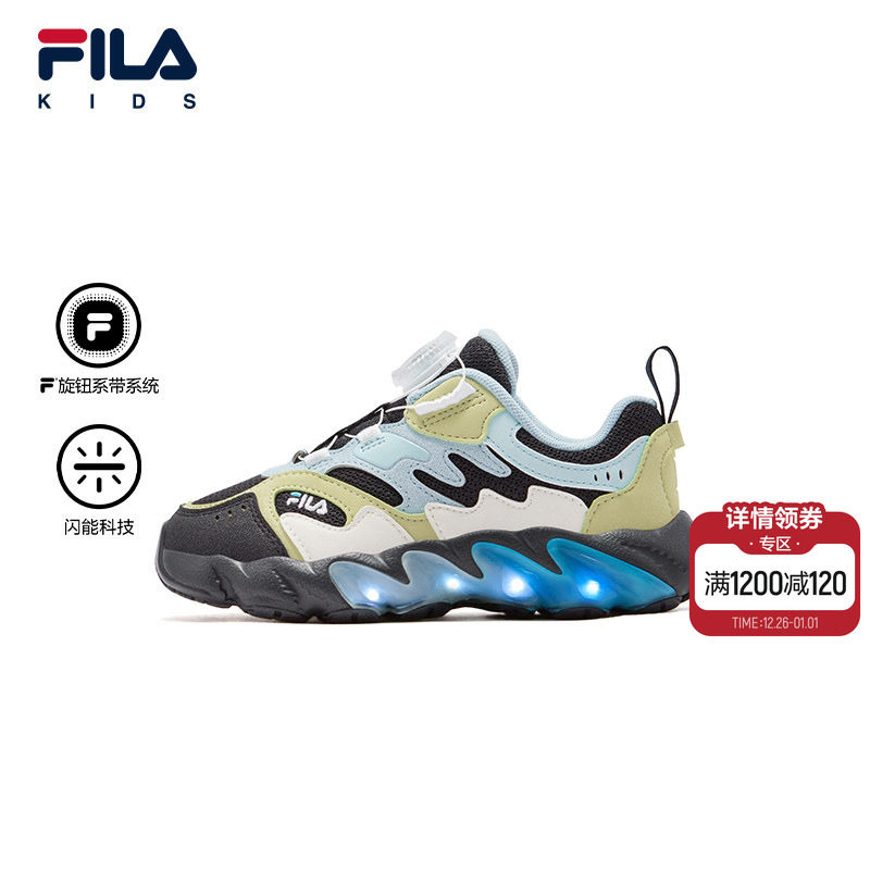 FILA KIDS斐乐童鞋儿童训练鞋2025冬季新款男女小童旋钮