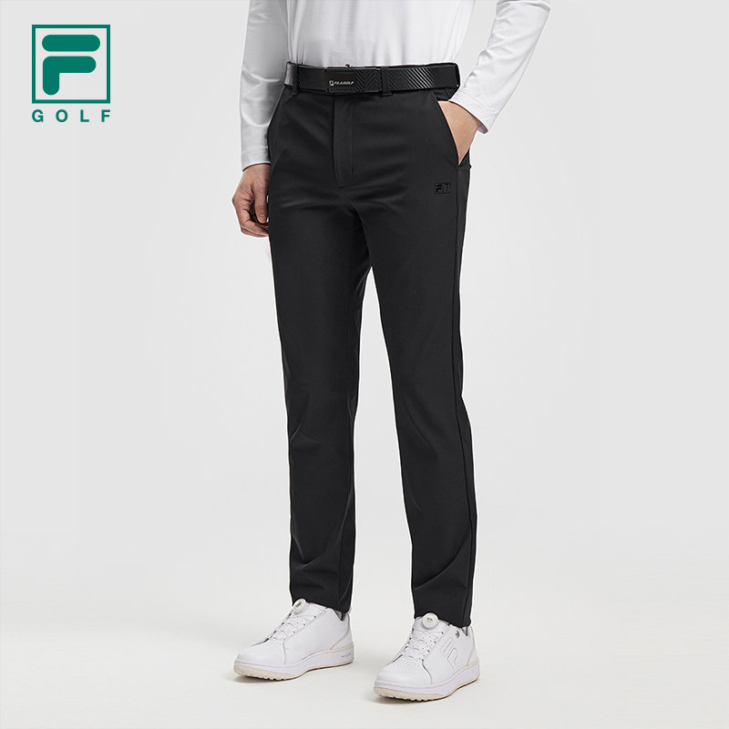许龙一同款FILA斐乐官方男士梭织长裤2026春新款高尔夫运动直