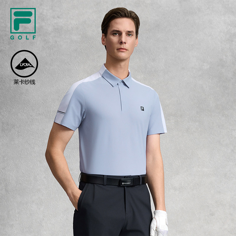 FILA 斐乐官方男子短袖POLO衫2026夏新款高尔夫运动基础