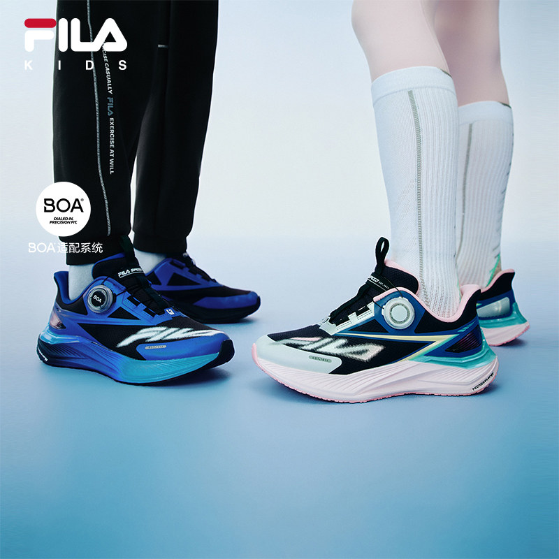 FILA KIDS斐乐童鞋儿童跑步鞋2025冬季新款男女大童旋钮