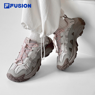 山脉鞋2丨26新款 FILA FUSION斐乐潮牌女鞋老爹鞋户外徒步登山鞋