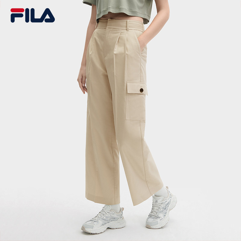 FILA斐乐女式梭织长裤