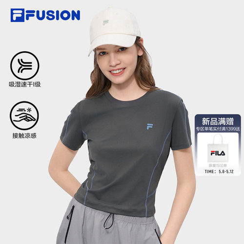 FILAFUSION斐乐潮牌短袖T