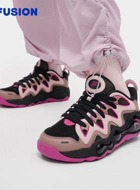FILA FUSION斐乐潮牌VERTICAL女鞋复古篮球鞋2025冬季新款运动鞋