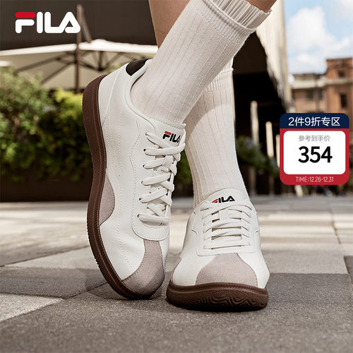 FILA斐乐女士拼接复古运动鞋