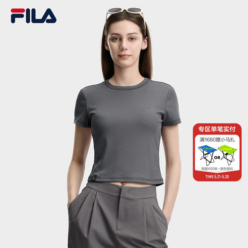 FILA斐乐女子针织短袖衫