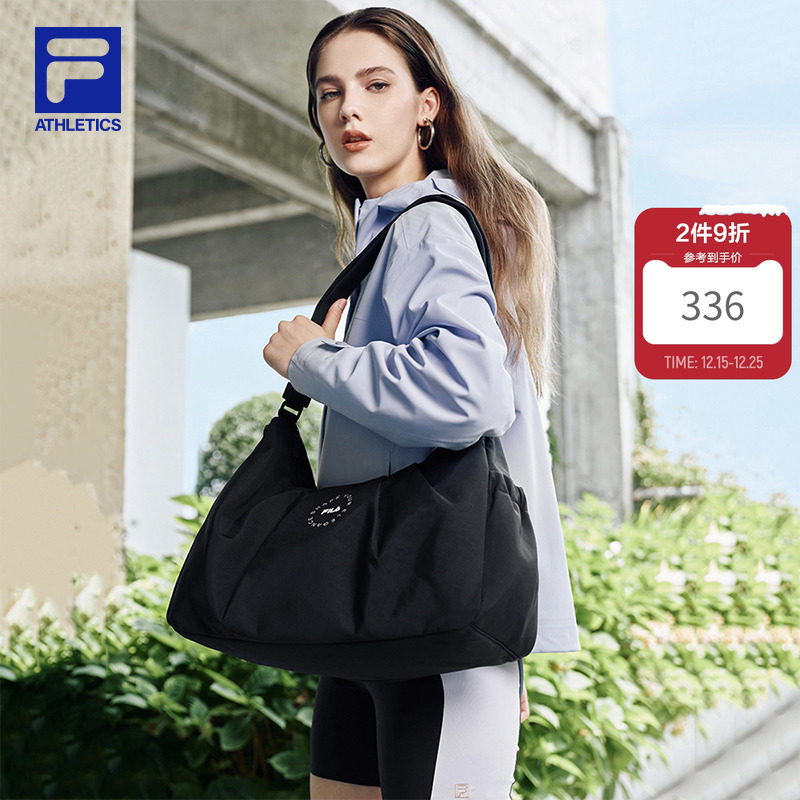 挎包|FILA 斐乐官方女包秋季新款时尚健身运动单肩包斜挎包随行