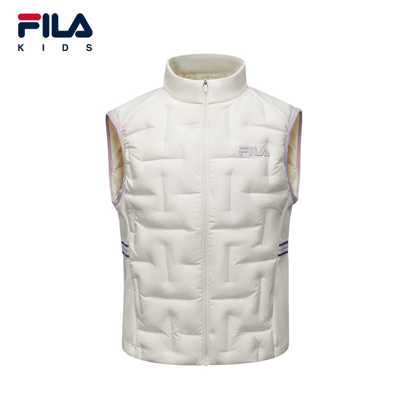 FILA KIDS斐乐童装儿童羽绒马甲2025冬季新款女大童立领保暖外套,童装/婴儿装/亲子装,羽绒马甲,淘宝优惠券,粉丝福利购,淘宝优惠卷