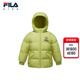 男小童羽绒服2026春新款 FILA KIDS斐乐童装 儿童保暖宽松连帽外套