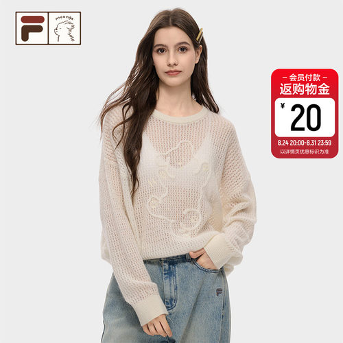 斐乐糯叽叽毛衣丨慵懒氛围感罩衫