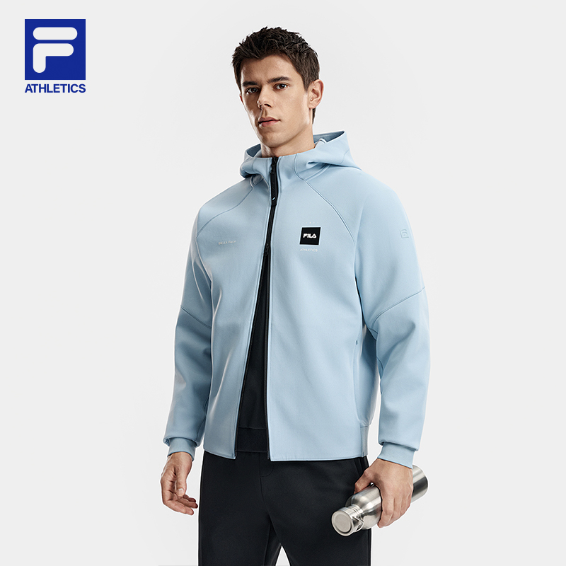 FILA斐乐针织连帽外套