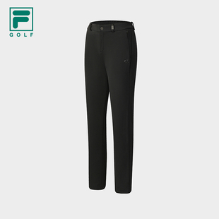 高尔夫运动简约基础直筒裤 2025冬新款 斐乐官方女士梭织长裤 FILA