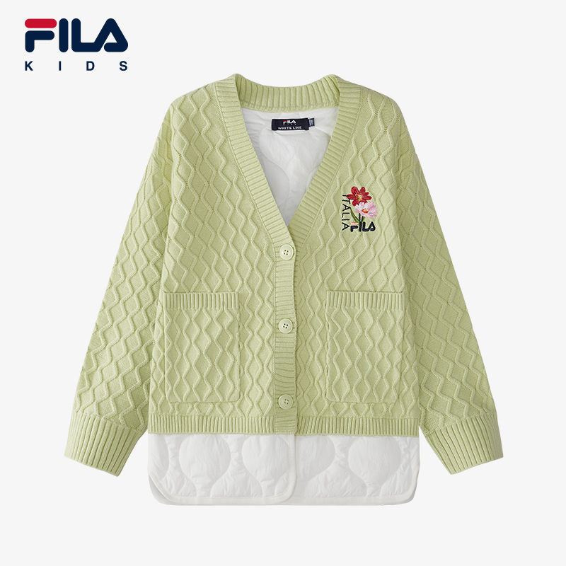 FILAKDIS斐乐女大童毛织开衫