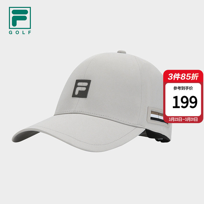 棒球帽|FILA 斐乐官方男帽休闲舒适百搭高尔夫运动帽遮阳帽鸭舌