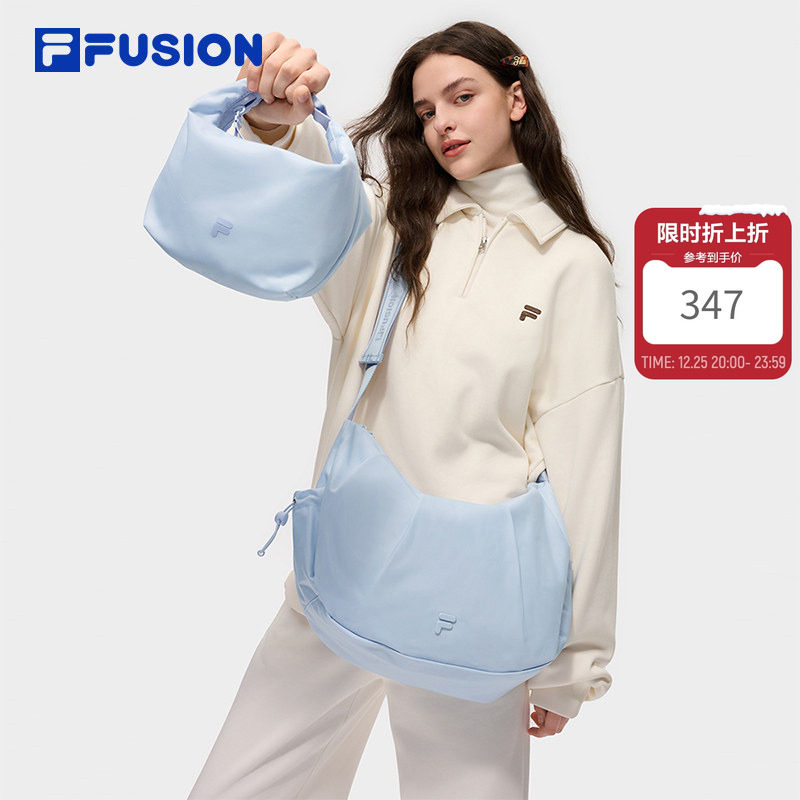 FILA FUSION斐乐官方包包斜挎包女包新款单肩包男士挎包子