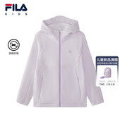 新款 女大童外套2026夏季 儿童户外运动连帽上衣 KIDS斐乐童装 FILA