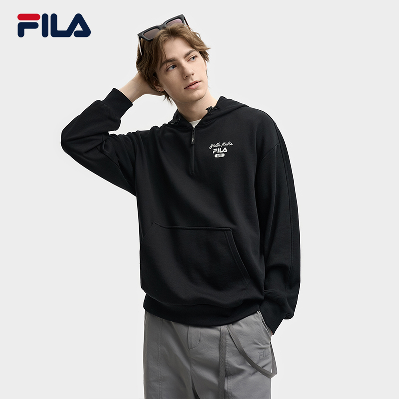 FILA斐乐男士连帽卫衣
