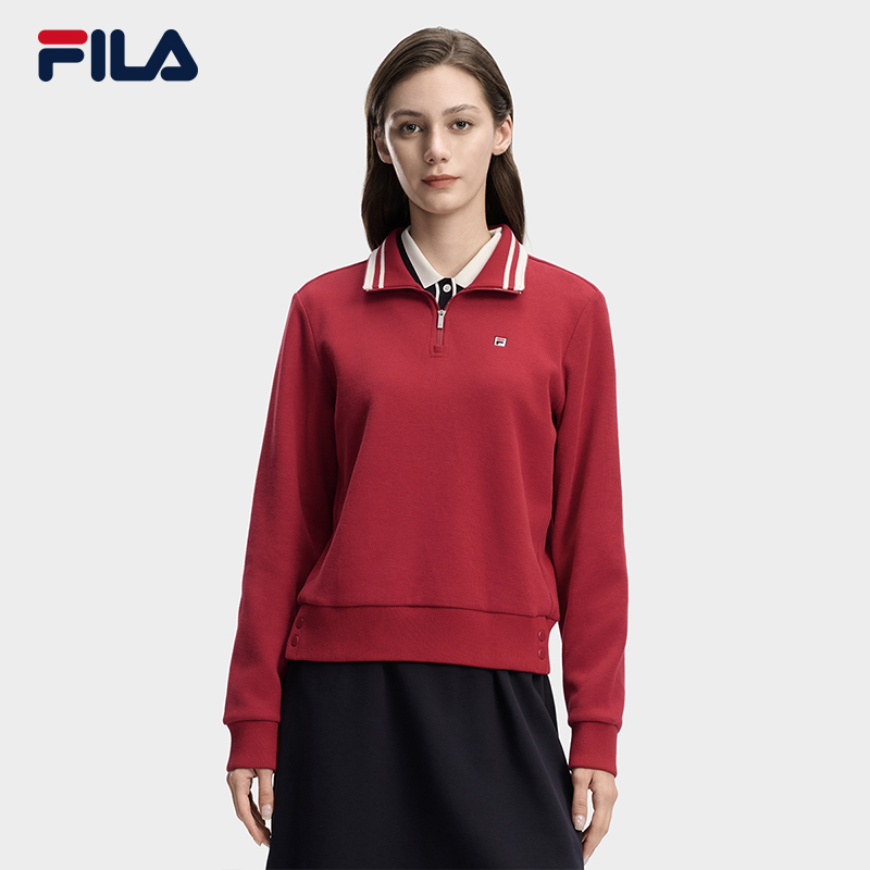 FILA斐乐女士针织长袖上衣