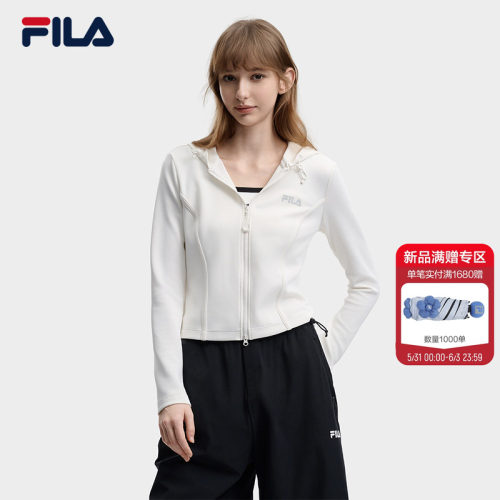 FILA斐乐针织连帽外套