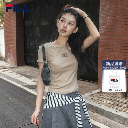 FILA斐乐女子针织短袖衫