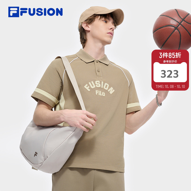 FILAFUSION斐乐潮牌短袖POLO衫