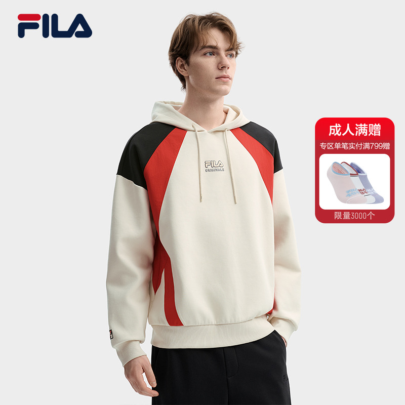FILA斐乐男子连帽卫衣