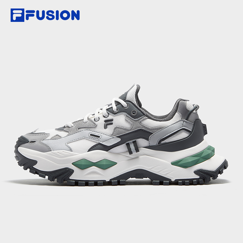 FILA FUSION 斐乐潮牌硬糖男鞋厚底增高运动鞋2025秋季新款老爹鞋