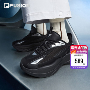 陨石鞋丨FILA FUSION斐乐潮牌女鞋厚底老爹鞋2025新款加绒运动鞋