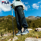 儿童加绒保暖运动裤 FILA 潮 2025冬季 新款 KIDS斐乐童装 男大童长裤